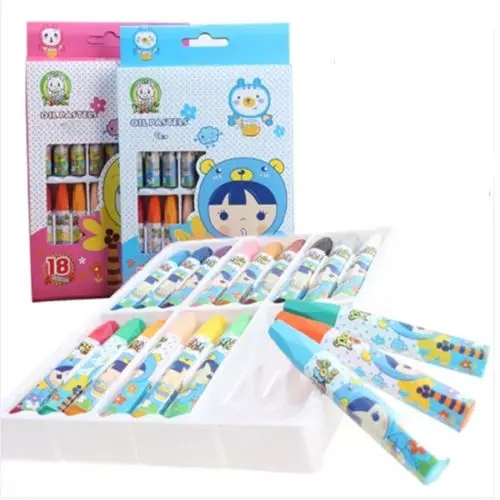18 разных цветов комплект для детей карандашный рисунок принадлежности рисования