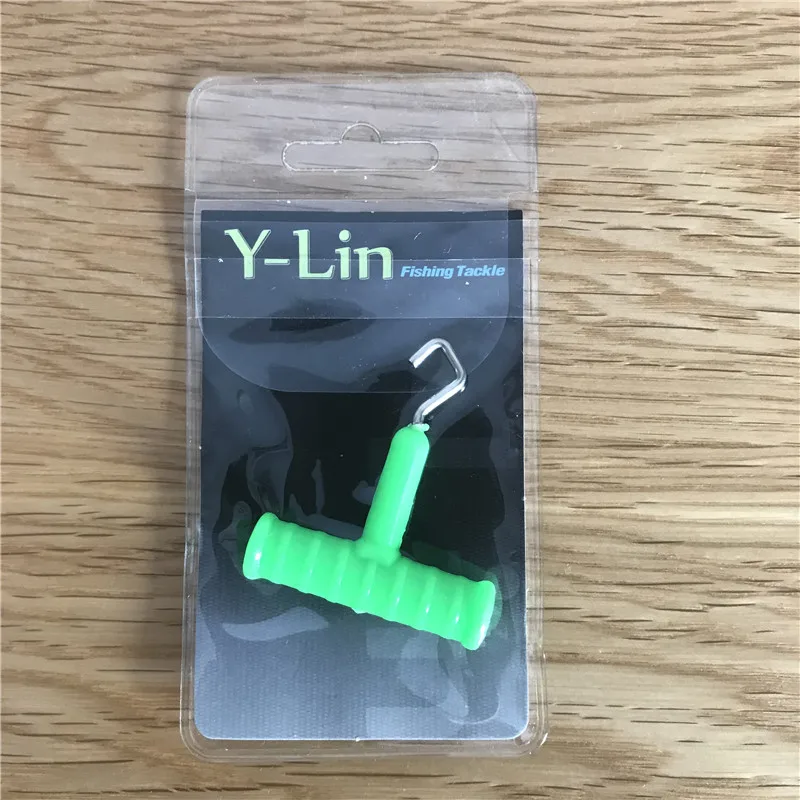 Green knot puller КАРПОВАЯ приманка для ловли рыбы, игла для волос, инструмент для изготовления бойлов, pop up tiger nut, инструменты для кукурузы, узел, съемник, сверло, Сращивание игл, приманка - Цвет: Green knot puller