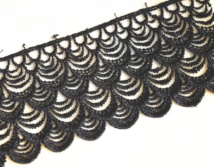 Вышитая аппликация в венецианском стиле кружевная ткань водостойкая лента