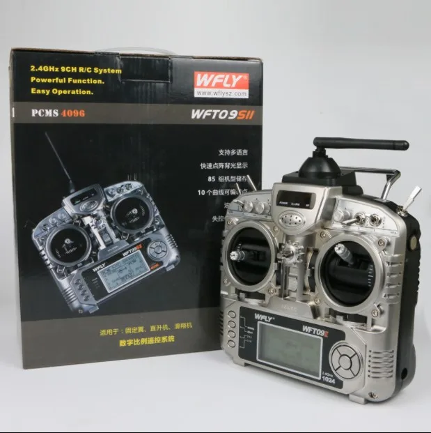 RC передатчик оригинальный WFLY WFT09S канал 2 4 GHz пульт дистанционного управления плюс