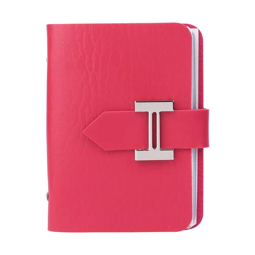 Red THINKTHENDO Colorgul Модный стильный женский чехол для ID, кредитных карт, визиток, органайзер, чехол, карман с 20 отделениями для карт - Цвет: Red