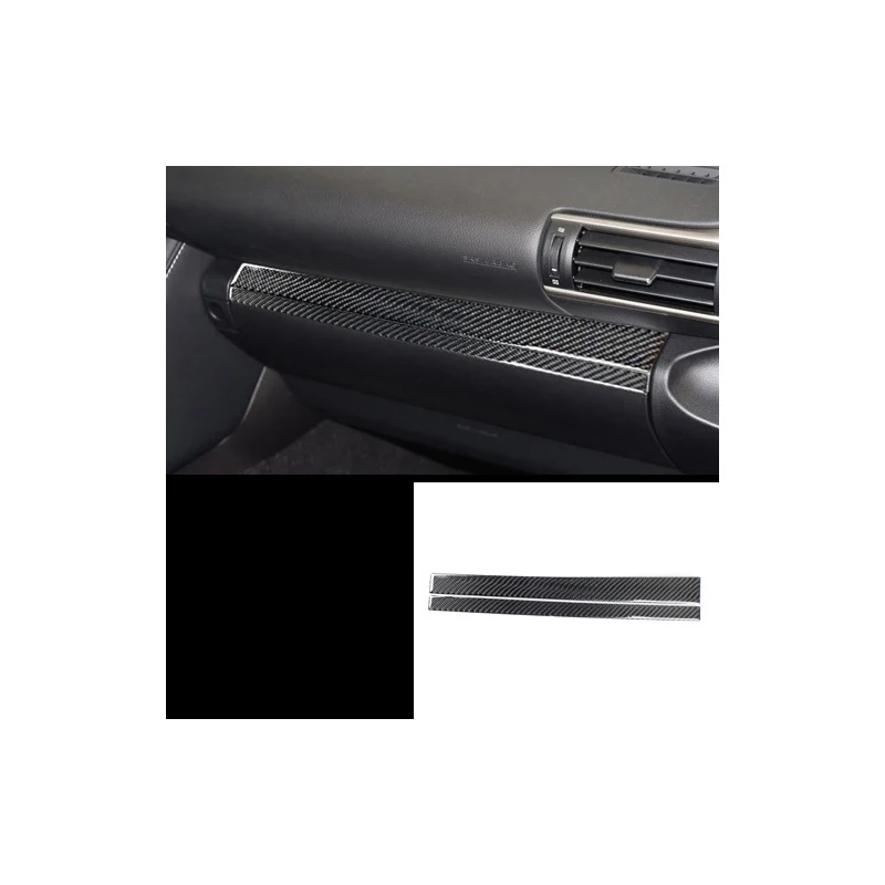 product picture Lsrtw2017 углеродного волокна автомобиля co-pilot коробка для хранения планки для lexus is200t is300 is250 2013 - Название цвета: product picture