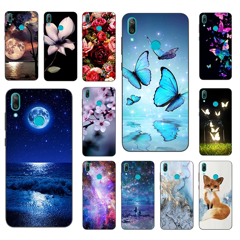 Coque huawei Y6 2019 силиконовый чехол мягкий для телефона MRD LX1 LX1F премьер профессионал