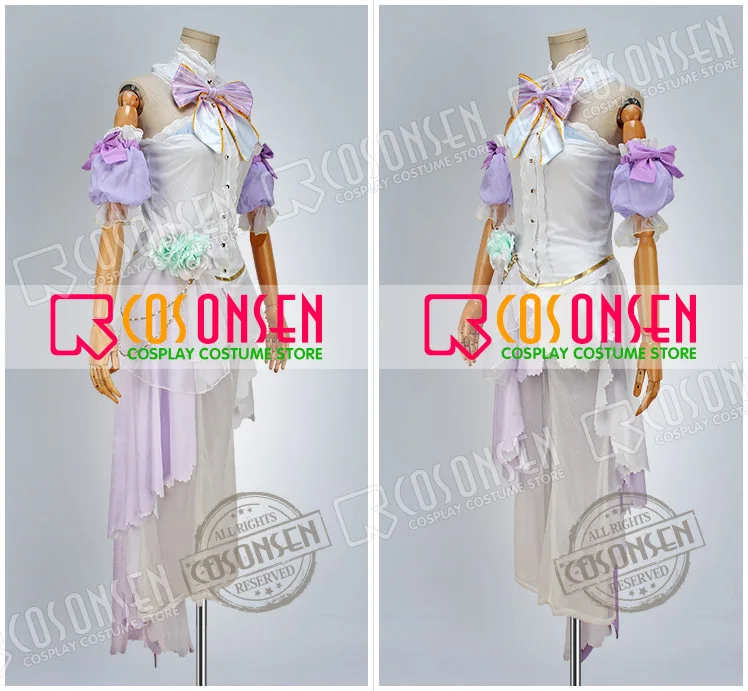 COSPLAYONSEN Love Live! Платье для косплея Нозоми тодзё белое Пробуждение на День святого