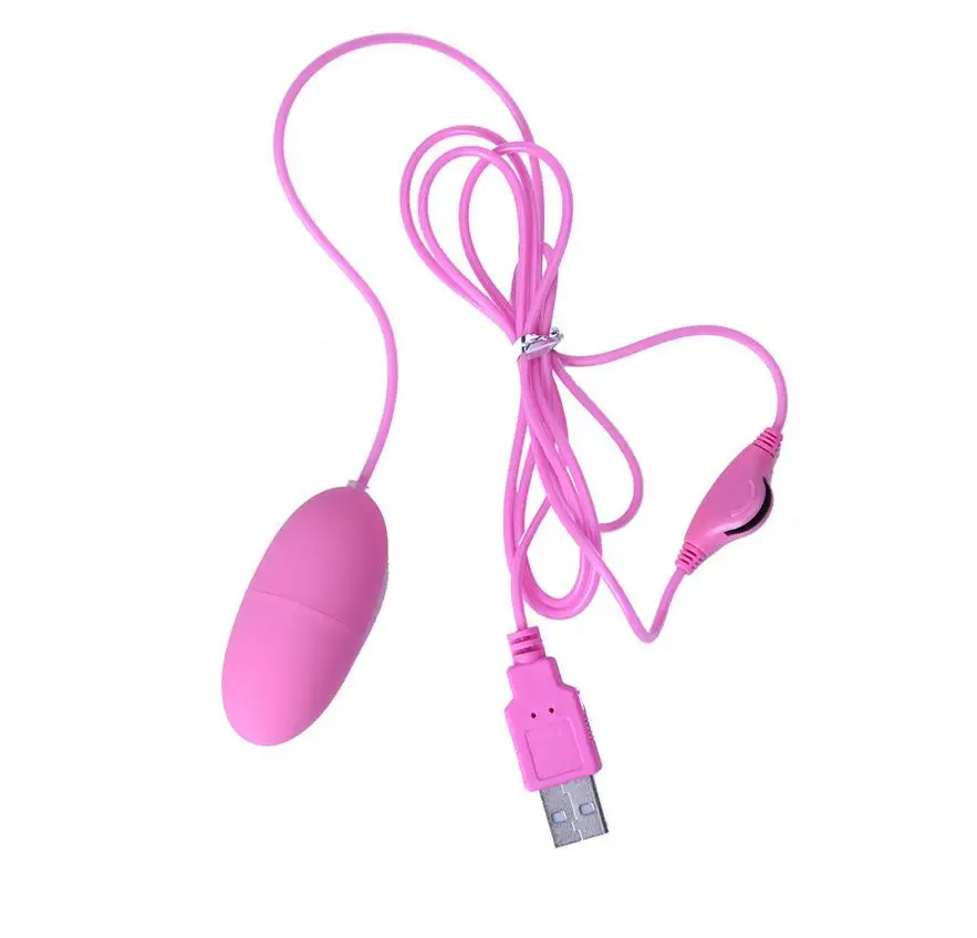 USB Power Jump яйцо Вибратор массажер в форме пули Вибрация клиторальный стимулятор