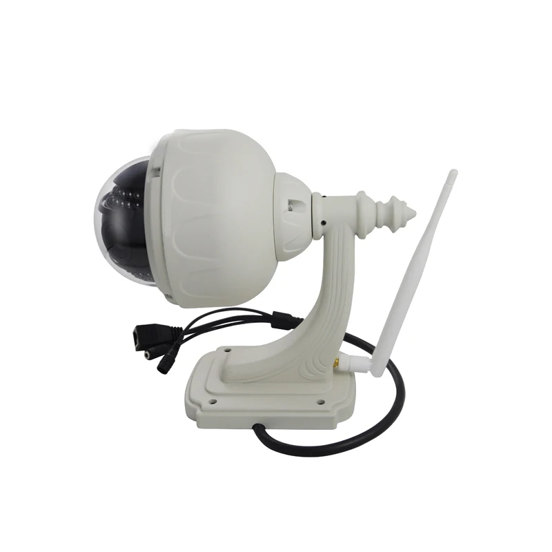 Мини Wifi Беспроводная купольная ip-камера PTZ наружная 720P HD 2 8-12 мм 4X Zoom CCTV видео сеть