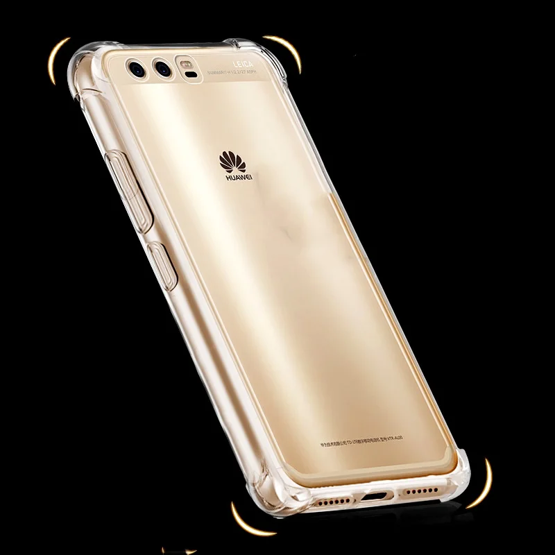 Прозрачный противоударный чехол для huawei P20 mate 10 Lite Pro P8 P9 P10 2017 P Smart Honor 9 8 7X 7A 6c 6A