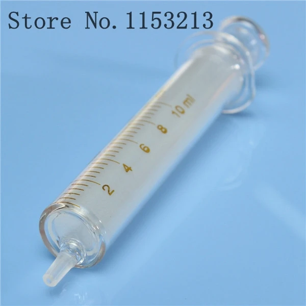 Стеклянные шприцы стеклянный пробоотборник 2 мл лабораторная стеклянная посуда