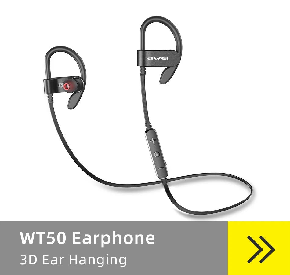 AWEI X670BL, двойной драйвер, беспроводные Bluetooth наушники, наушники с микрофоном, водонепроницаемые, супер бас наушники, стерео звук, гарнитура