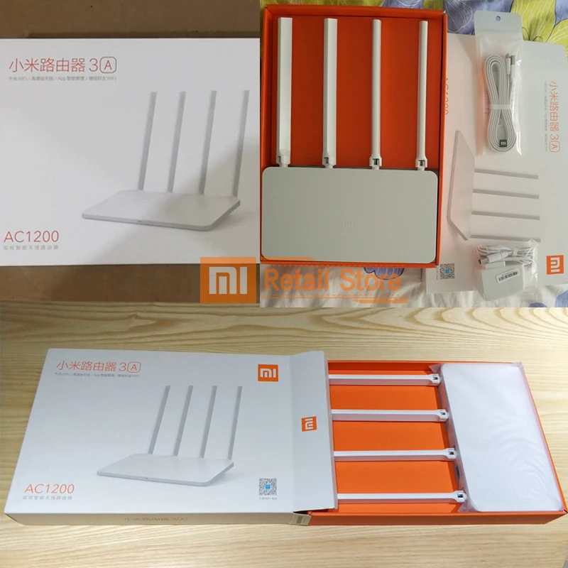Оригинальный Xiaomi WiFi роутер 3а повторитель 64MB 802.11ac Двухдиапазонные 2 4G/5 GHz роутеры