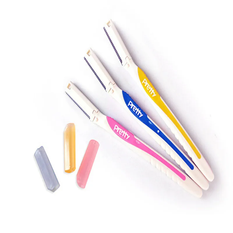 

5pc/lot Washable Eyebrow Trimmer Shape Shaver Eye Brow Line Hair Clipper Remover Cosmetics Makeup Tool Portable Eyebrows Razor