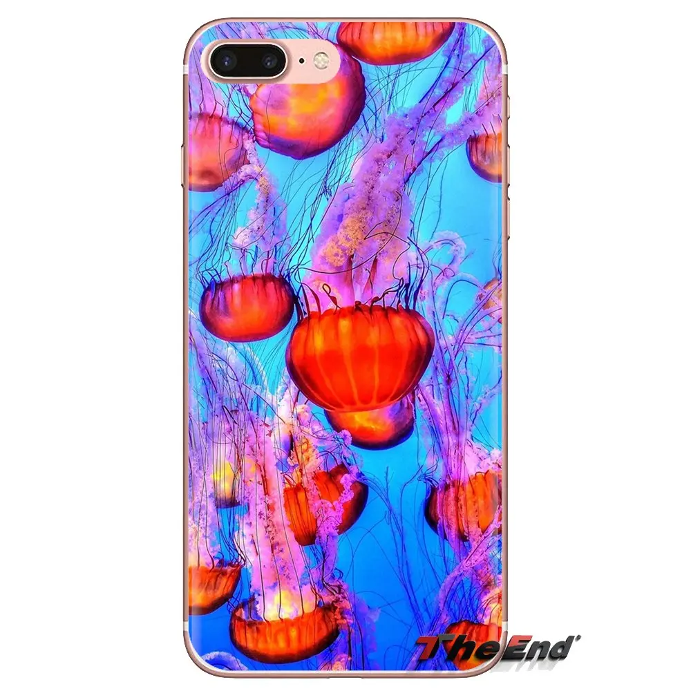TPU чехол для Samsung Galaxy J1 J2 J3 J4 J5 J6 J7 J8 Plus 2018 Prime 2015 2016 2017 Медузы красивые обои телефона 2