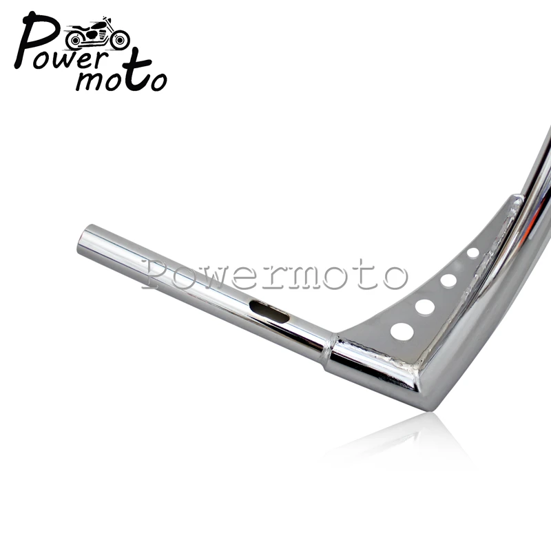 Мотоциклетная хромированная вешалка APE 16 дюймов Rise 1 1/4 руль для Harley Touring Softail FLST FXST