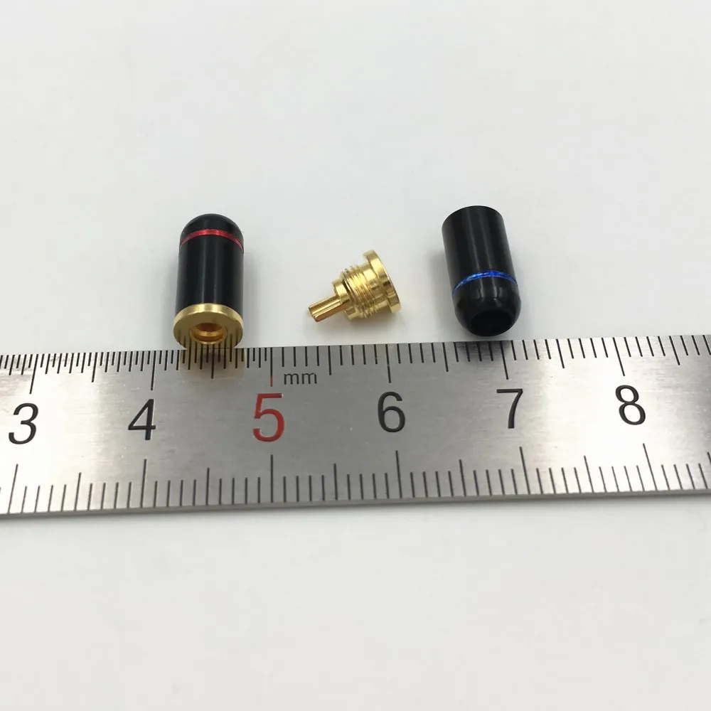 5 пар наушников MMCX DIY гнездовой контактный разъем для Shure ED5 SE535 прямой формы сделай