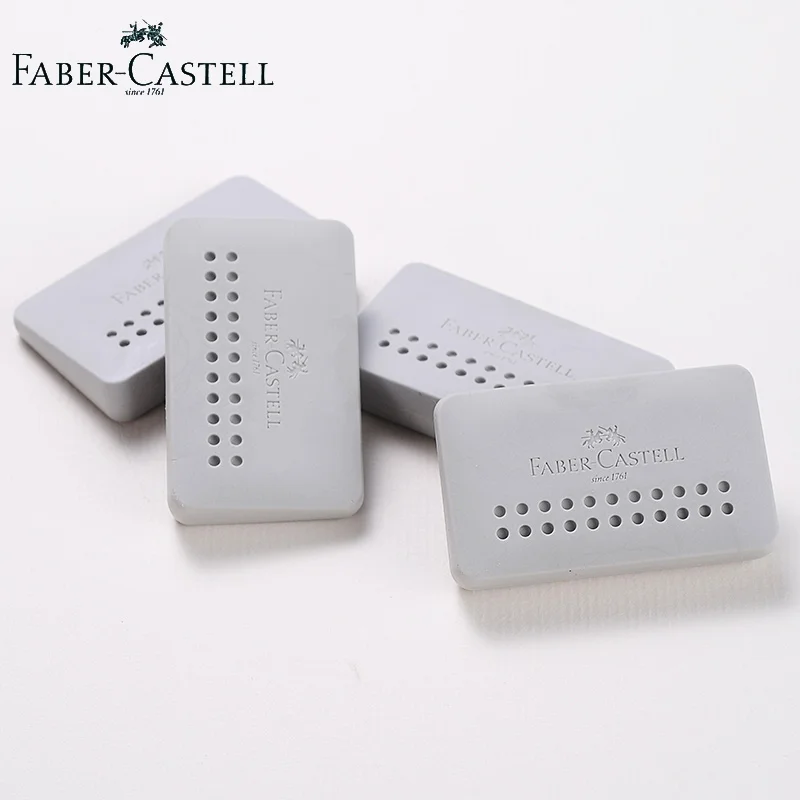 Faber Castell 187164 ластик сцепление 2001 Edge серый арт ластики в форме 4 шт/12 шт./лот трапеции