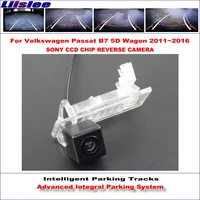 auto intelligent parking tracks rear camera for vw passat b7 5d wagon 20112016 backup reverse hd ccd 13 cam rca aux sony