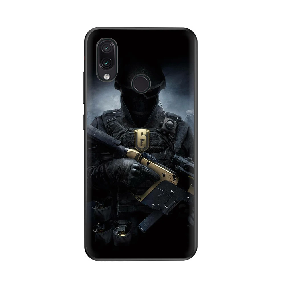 B12 Мягкий силиконовый чехол Rainbow Six Siege для телефона Xiaomi Redmi 4A 6A S2 Note 7 8 4 4x5 6 Pro 7A K20 Pro - Цвет: B12