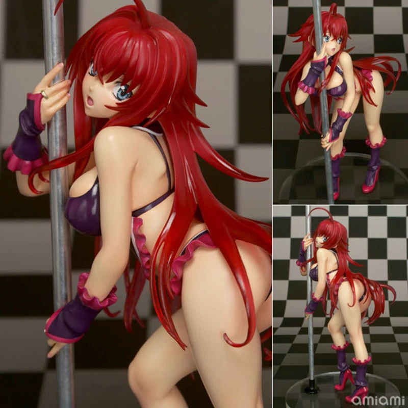 30 см высокая школа DxD сексуальные Rias Gremory Pole танцевальные фигурки аниме ПВХ brinquedos