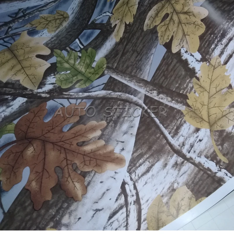 Камуфляжная виниловая пленка Realtree 10/20/30/40/50*152 см камуфляжная с листьями