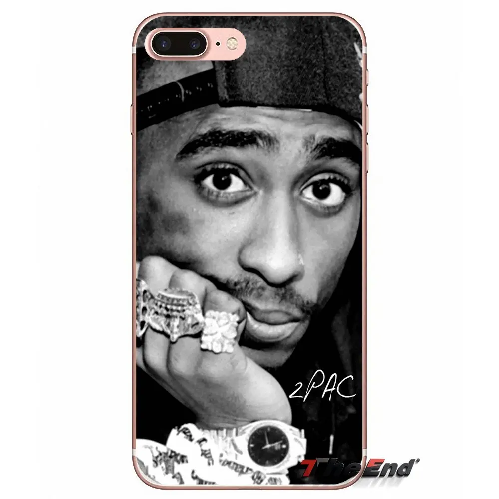 Чехол из ТПУ для Huawei Honor 4C 5X 5C 6X Mate 7 8 9 Y3 Y5 Y6 II 2 Pro G7 G8 P7 P8 P9 Lite 2017 Rap Singer 2Pac Tupac Amaru Shakur |