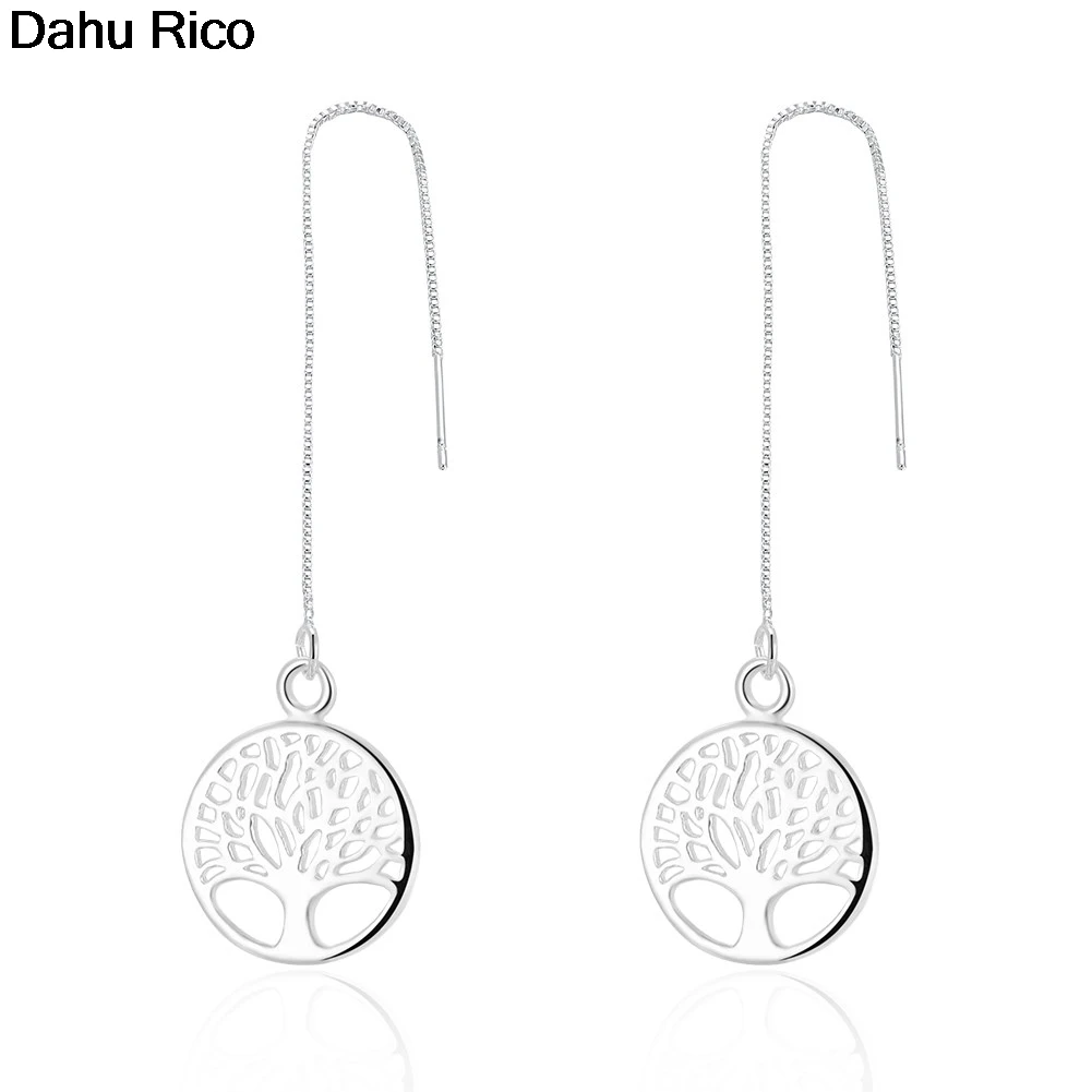 Женские Висячие Серьги Подвески tree of life arbol de la vida plant pendenti anneau