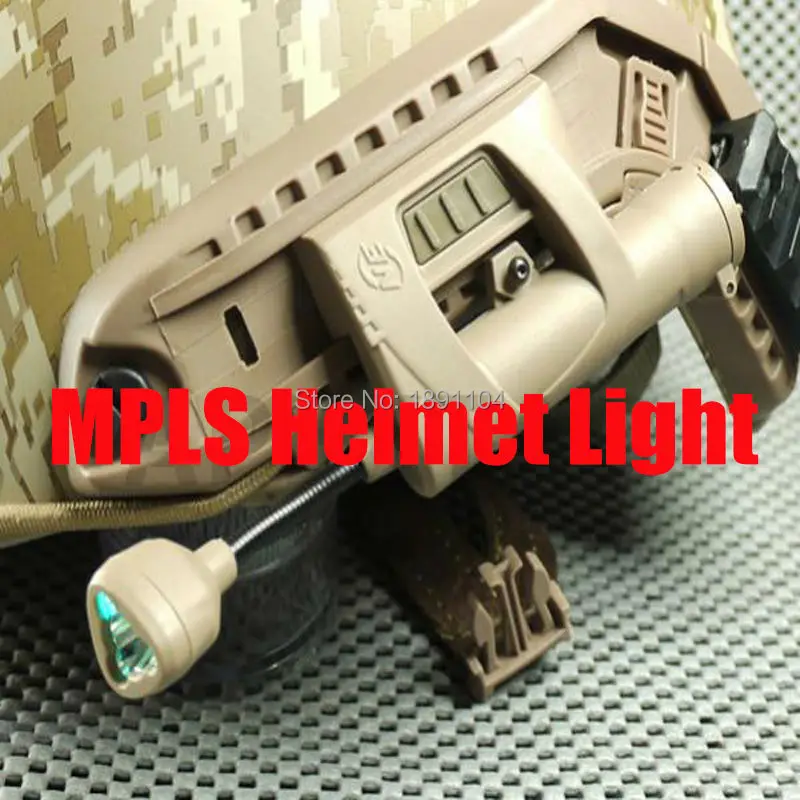 Ночник с зарядкой MPLS для ночной эволюции, осветительный инструмент для шлема, уличный охотничий военный светильник (NE05006)