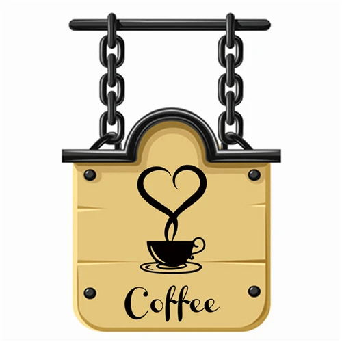 1 set 2017 Removable DIY Kitchen Decor Coffee Cup Decals Vinyl Mug Wall Sticker Glass Door Wholesale Free Shipping | Дом и сад