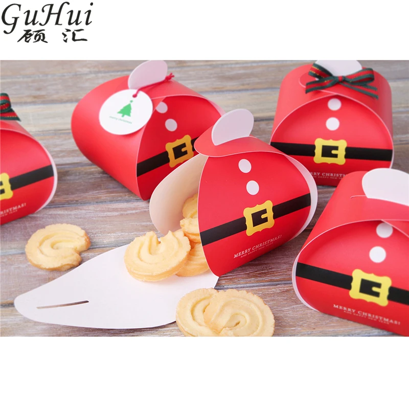 50 шт. коробка для конфет с мультяшным изображением снеговика Санта-Клауса | Дом и