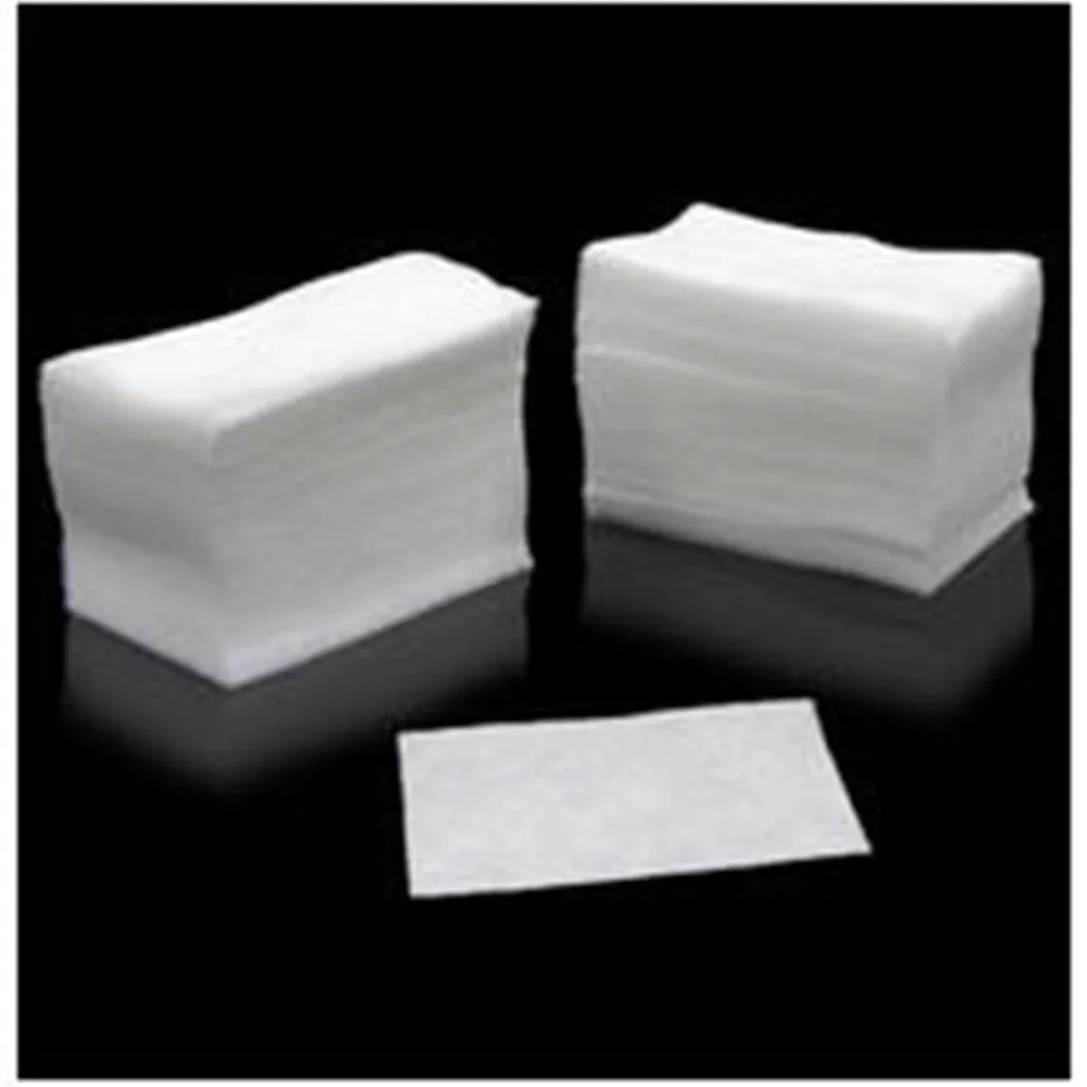 100 шт./упак. горячая Распродажа салфетки для удаления лака ногтей белые хлопковые