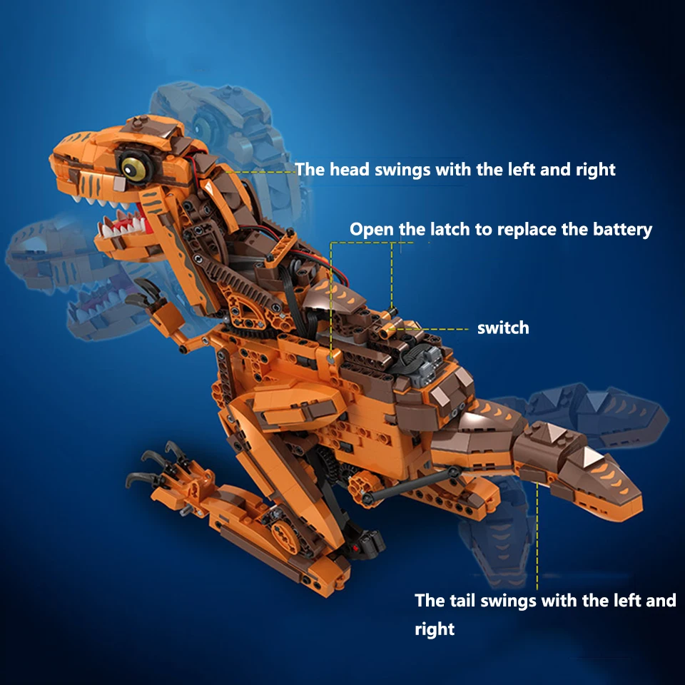 Technic creaters Expert RC динозавр дистанционного управления кирпичи Совместимые модели