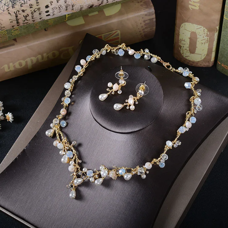Серьги-гвоздики со стразами joia de cristal Acessorios Do Casamento Colar brincos conjunto de joias mulheres bijoux