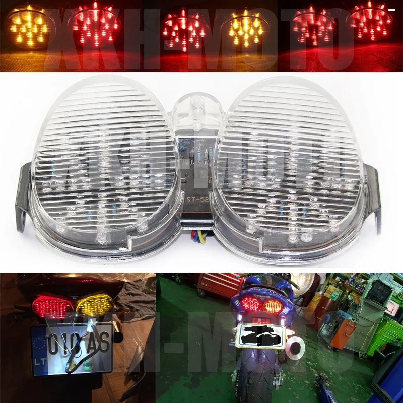 

Aftermarket free shipping motorcycle parts New Rear Led Tail Light Fit For 2001-2002 Yamaha Yzf-R6 Yzf R6 Yzfr6 01 02 Clear