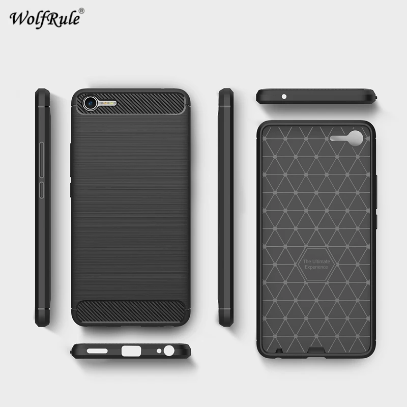 WolfRule For Meizu E2 Case Cover Shockproof Soft TPU Brushed Back M2E 5.5'' |