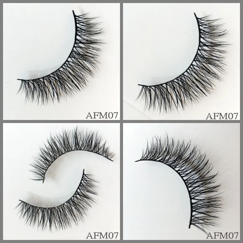 

IN USA 500pairs Eyelashes 3D Mink Lashes Fluffy Soft Wispy Natural Cross Eyelash Extension Reusable Lashes Mink False Eyelashes