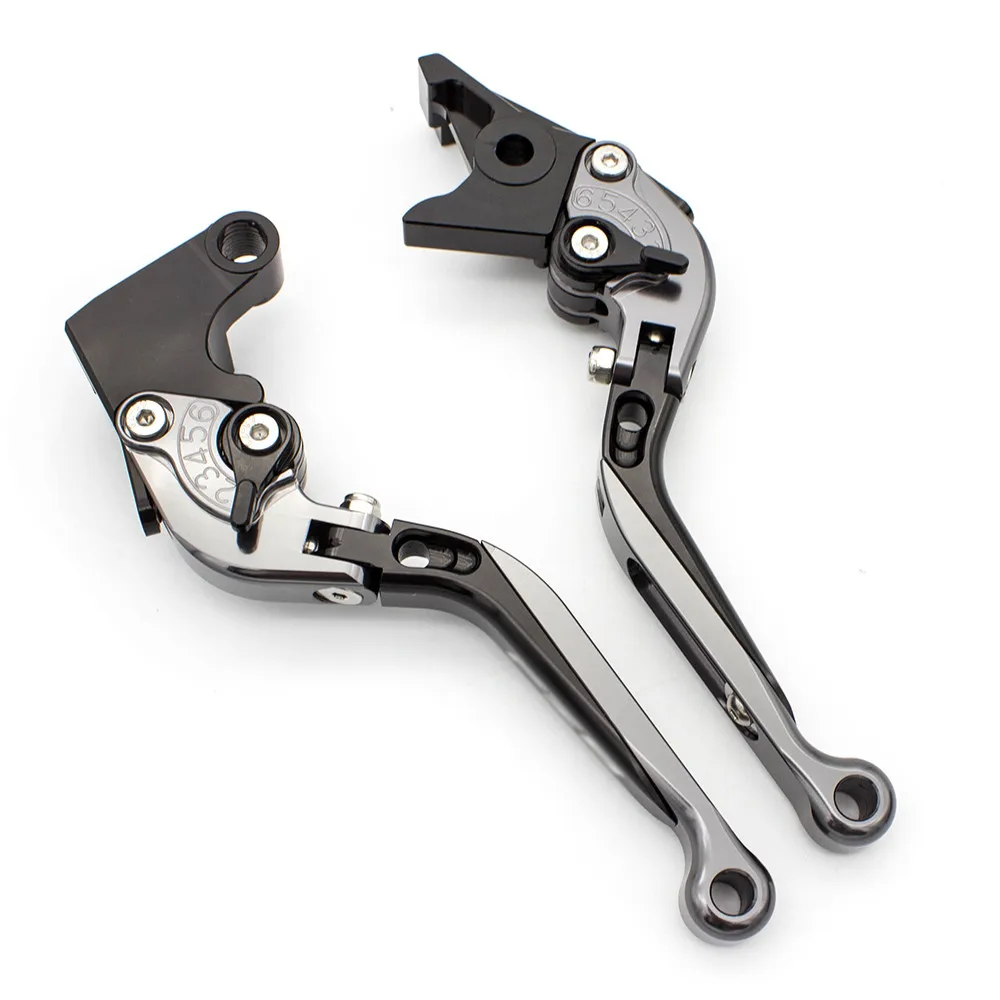 Gray Lever Логотип Hornet для Honda CB599 CB600 HORNET 600 1998-2006 1999 CNC складной выдвижной тормозной рычаг сцепления мотоцикла+ ручки - Цвет: Gray Lever