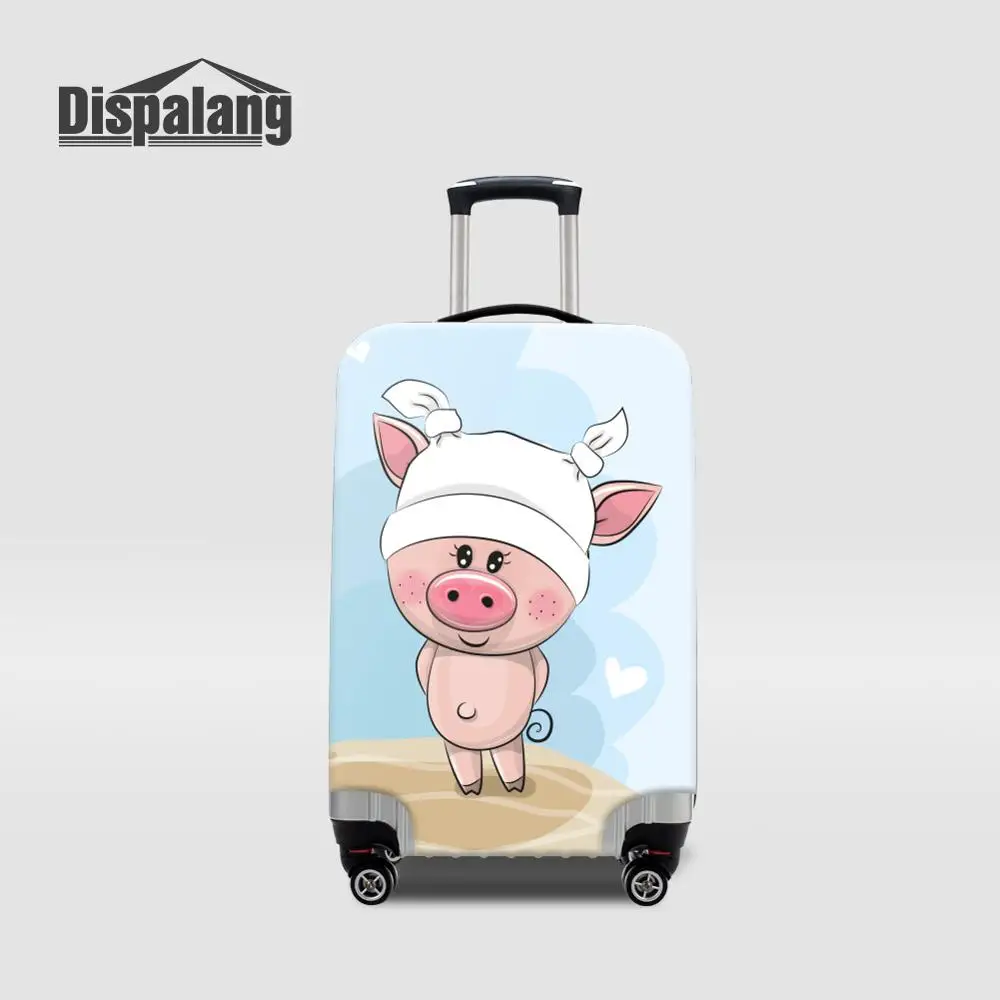 Luggage Cover19 Dispalang лиса свинья Сова Единорог принт защитный чехол на чемодан для 18-32 дюймов детей женщин мультфильм аксессуары для путешествий - Цвет: Luggage Cover19