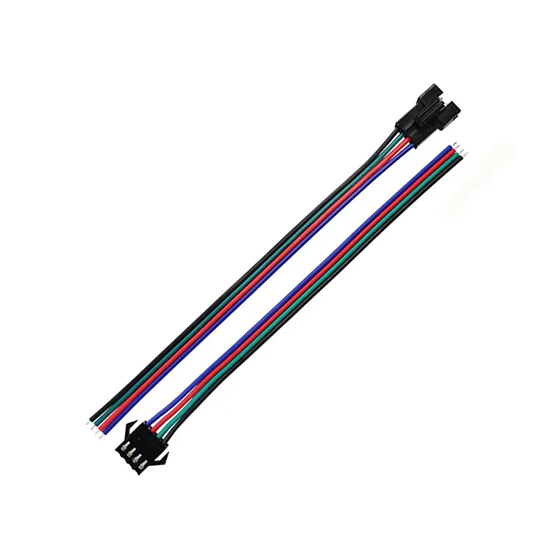 5-100 пар 2 3 4 5 pin SM мужской и женский jst разъем 2PIN 3pin 4pin 5pin провода кабель косички разъем светодиодные полосы
