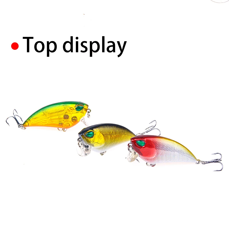 YTQHXY 1 шт./лот Crankbait рыболовные приманки гольян жесткая наживка 60 мм 6 5 г