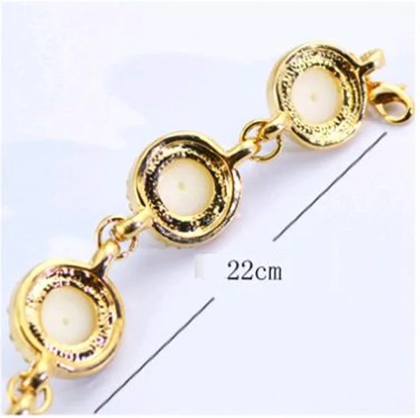 Korean New femme Simple elegant crystal pearl goddess temperament girls bracelet for women fashion jewelry wholesale FSB517 | Украшения и