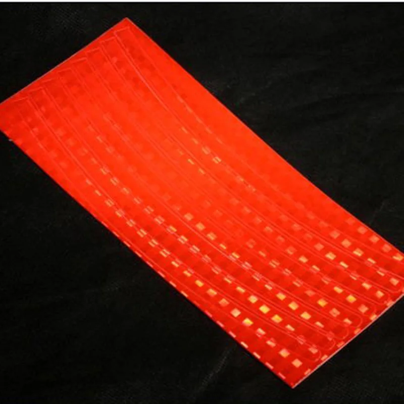 04 5pcs ROCKBROS дорожных велосипедов DIY светоотражающие наклейки флуоресцентные фиксированный велосипед 5 цветов ремешок цикла обод колеса Безопасный и крутые Стикеры - Цвет: 04 5pcs