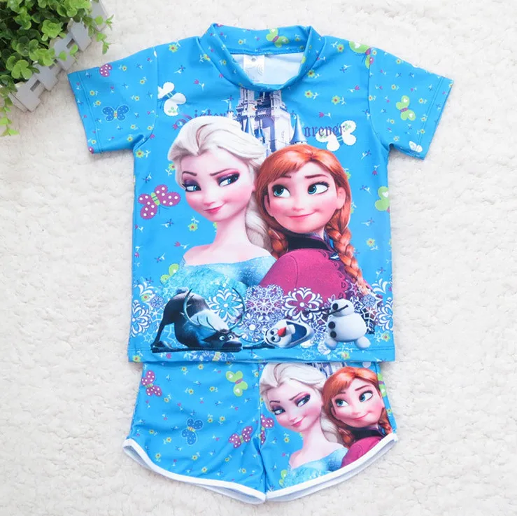 Комплект из двух предметов для маленьких девочек купальный костюм с