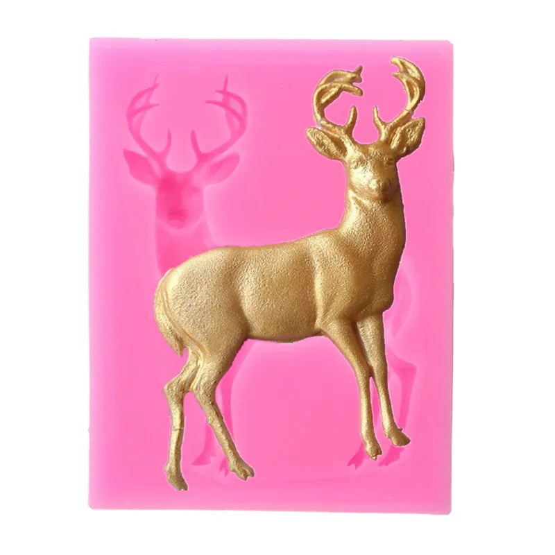 

Форма для выпечки YiPiano Рождественский олень силиконовая