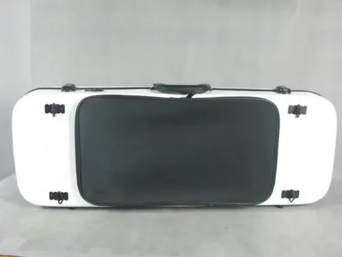 

Beautiful white Glass fiber viola case 15"-17 inch,Music bag #6886