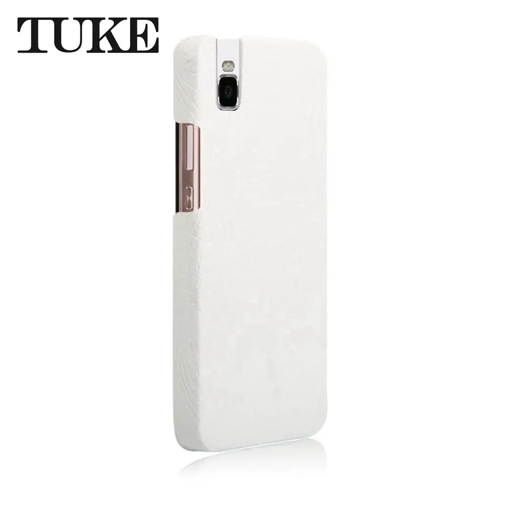 Чехол с крокодиловым узором TUKE для huawei Honor 7i, жесткая задняя крышка из поликарбоната для huawei Honor Shot X ShotX, кожаный Etui для huawei Honor7I - Цвет: Белый