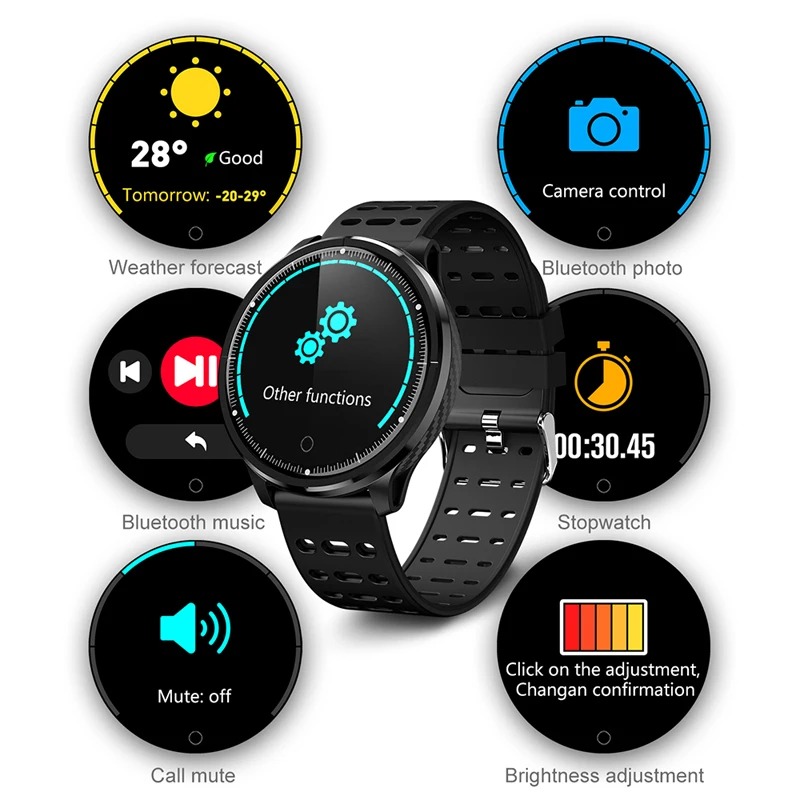 Teamyo Smart Wristband Sport Fitness Bracelet Information Reminder Heart rate Blood Pressure fitness tracker wearable devices |
