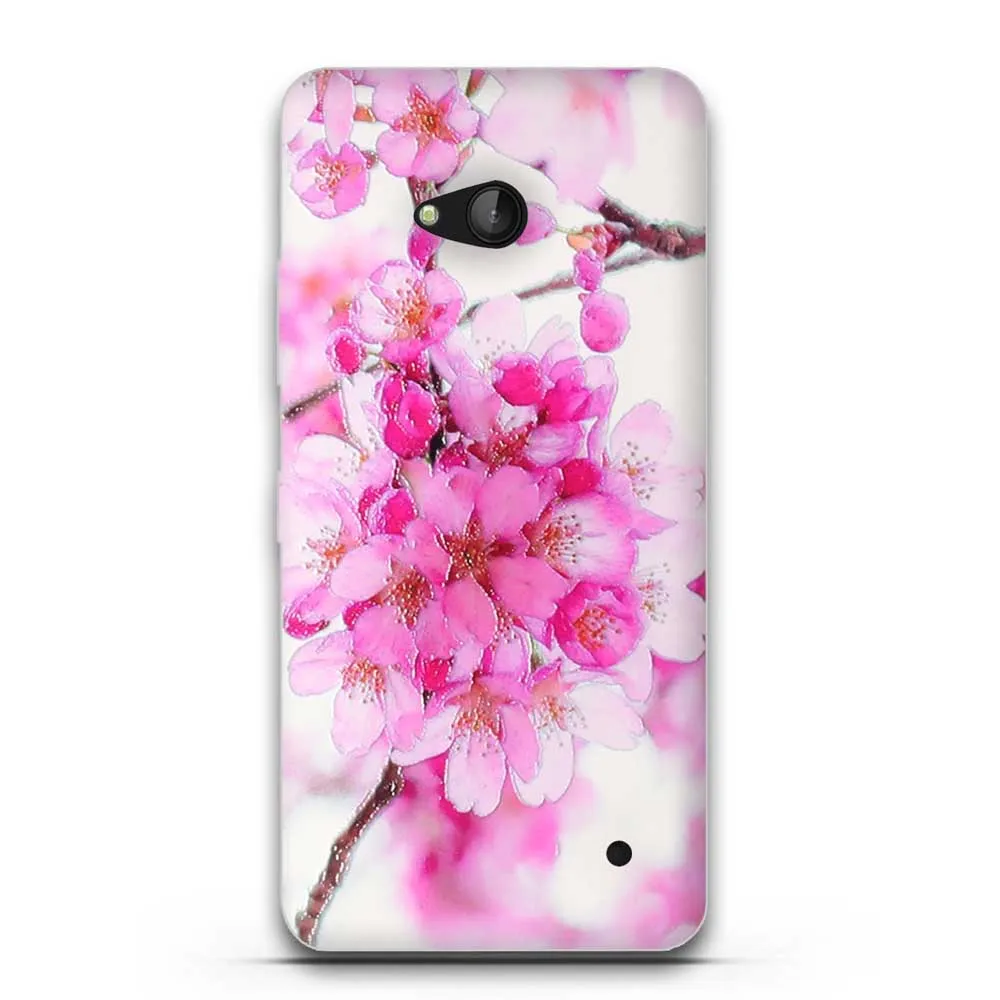 Мягкий чехол из ТПУ для Microsoft Nokia Lumia 640 Модный с 3D цветком тонкий | Мобильные