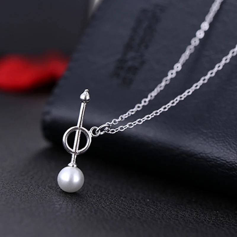 925 Лидер продаж стандарт серебро модная женская Стрела купидона жемчужное