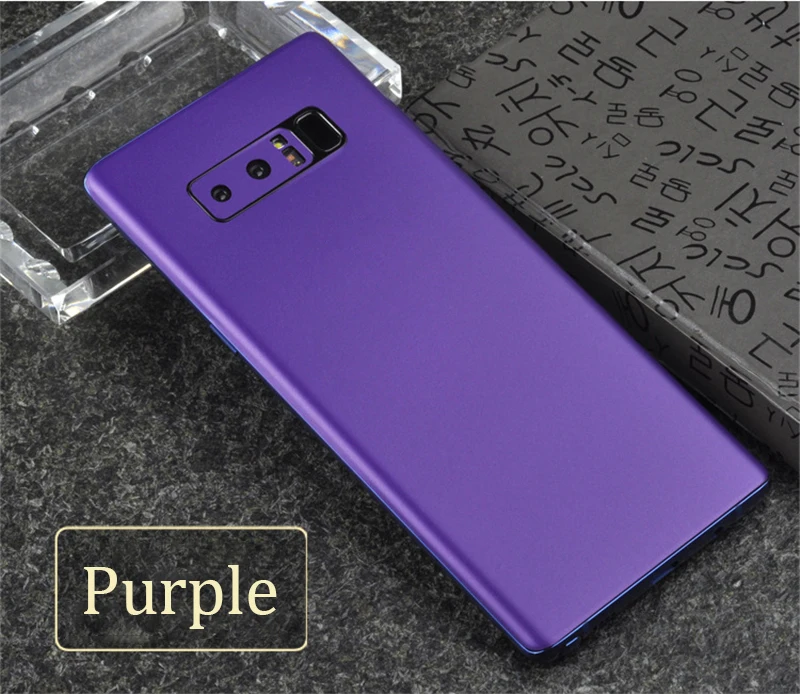 Блестящая наклейка на весь корпус s для samsung S8 S9 Plus, виниловая клейкая наклейка, пленка для samsung Note 8 9, яркие защитные наклейки на заднюю панель