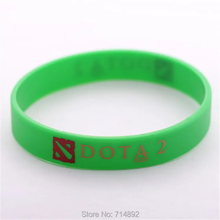 1000 шт./лот DOTA 2 логотип браслет Dota силиконовый бесплатно Fedex|dota 2|bracelet freebracelet dota |