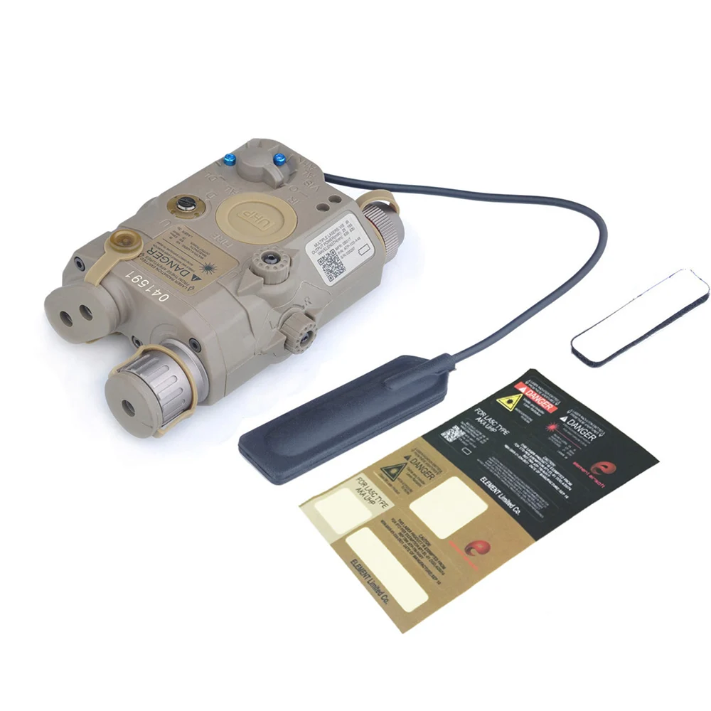 Airsoft LA 5 красный лазер ИК светодиодный фонарик внешний вид UHP PEQ 15 LA5C Тактический